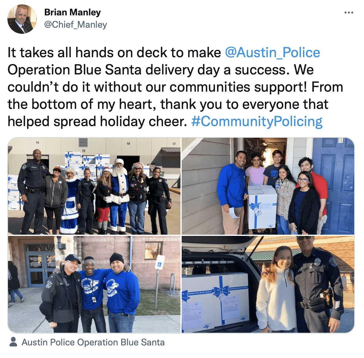 7 Acts of Community Policing Around The Holidays and Beyond
