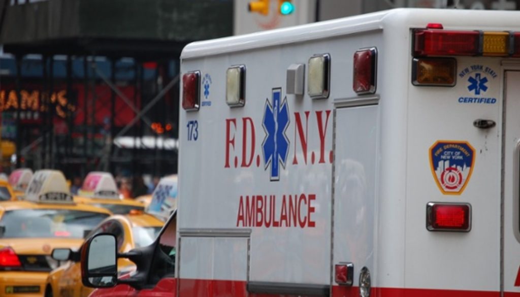 back of FDNY ambulance