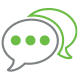 chat bubbles icon