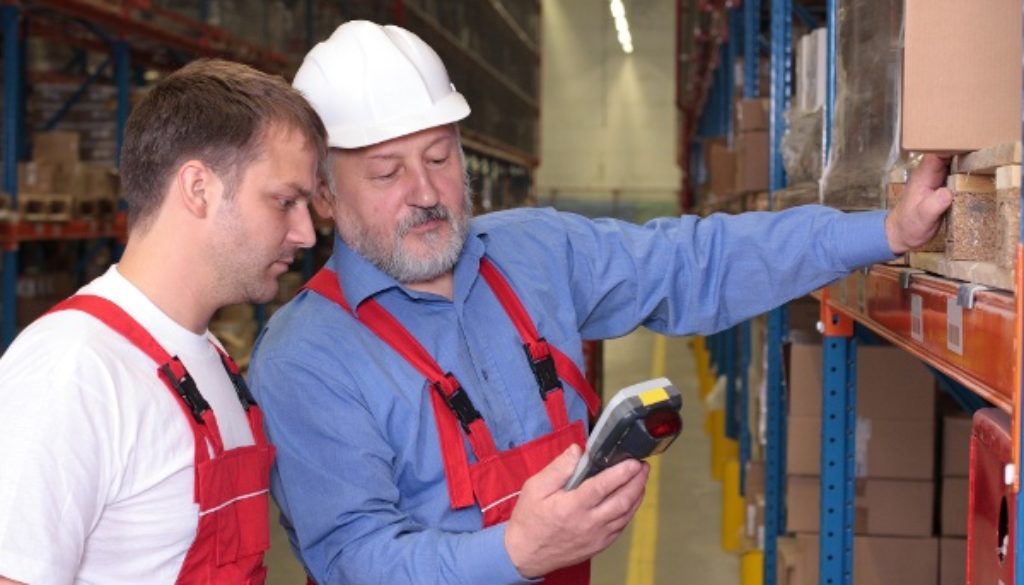 elderly workers in factory