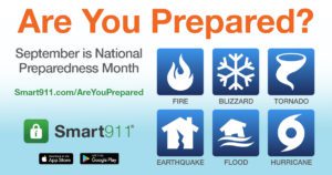smart911 weather preparedness