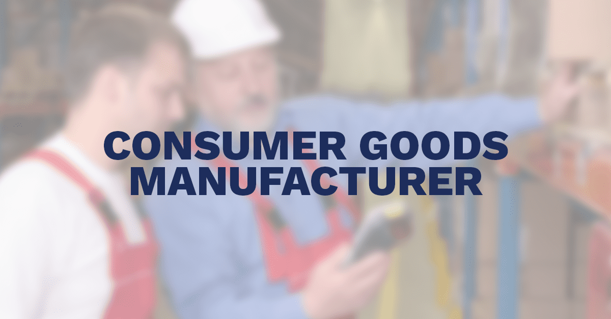 Consumer Goods Manufacturer