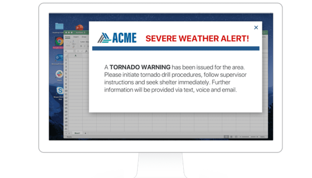 desktop weather alert notification