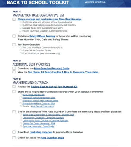 rave guardian back to school toolkit preview