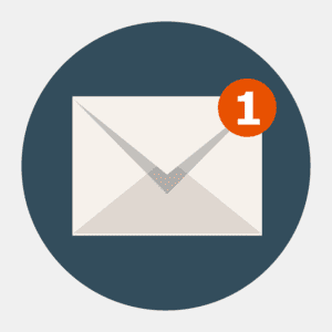 new email notification graphic