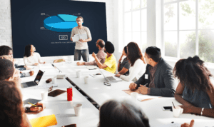 office employees presentation