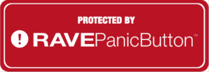 rave panic button sticker