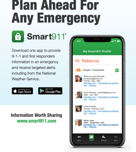 smart911 app flyer resource preview