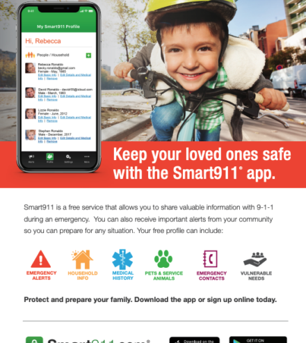 smart911 app flyer resource preview