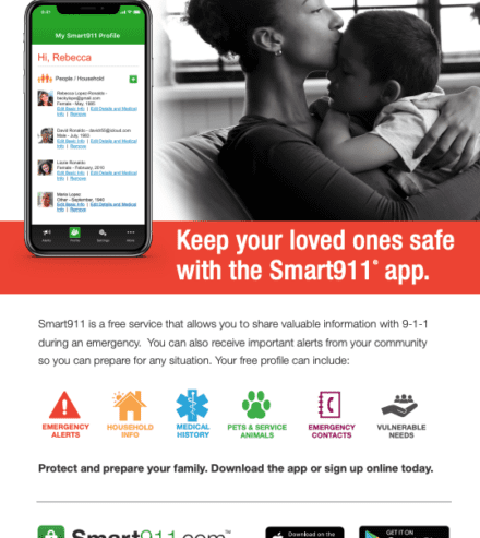 smart911 app flyer preview