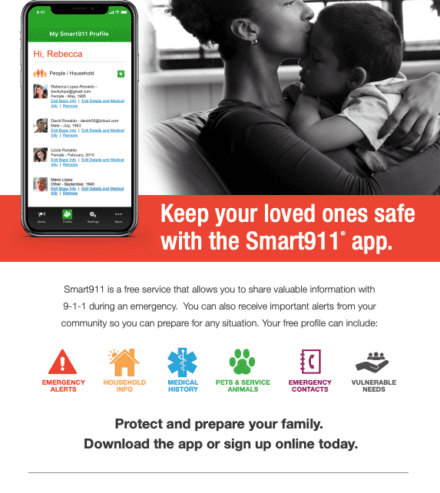 smart911 app poster preview