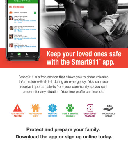 smart911 app poster preview