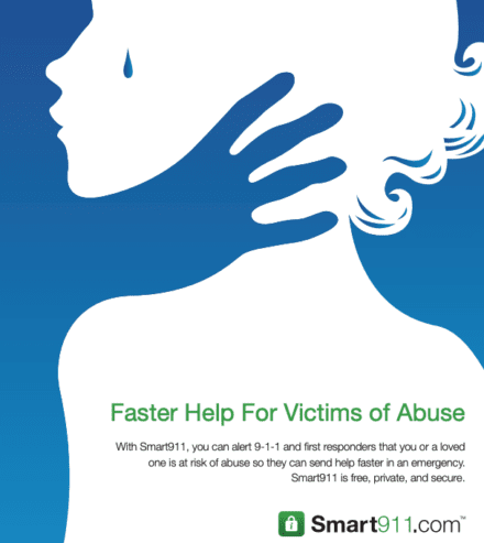 smart911 domestic violence flyer preview image