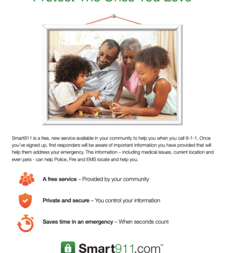 smart911 family flyer resource preview