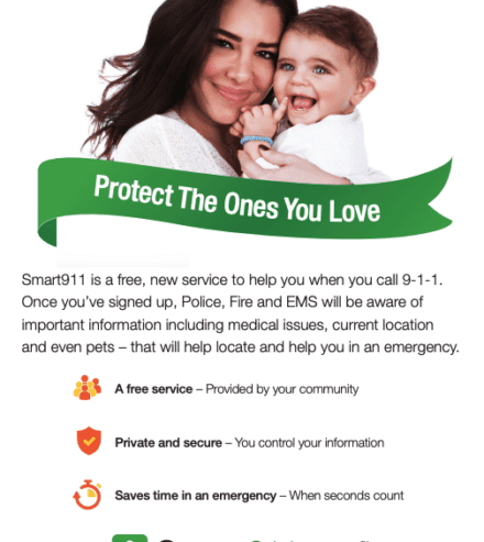 smart911 flyer for families resource preview