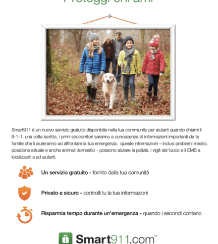 smart911 italian family flyer resource preview