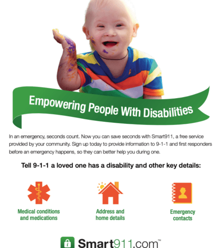 smart911 medical flyer intellectual disability resource preview