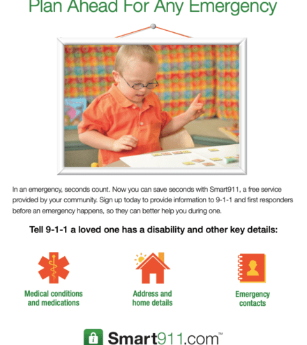 smart911 medical flyer intellectual disability resource preview