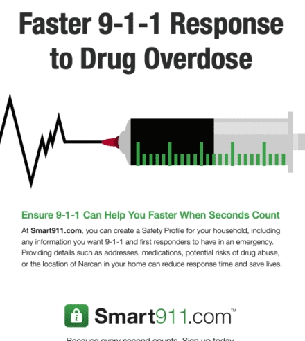 smart911 opioid flyer resource preview