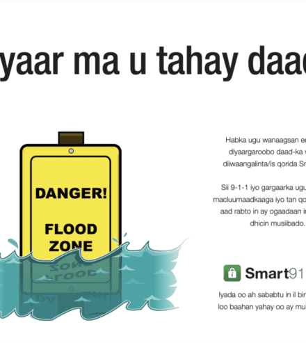 smart911 somali flood flyer resource preview