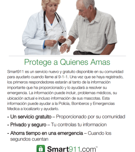 smart911 spanish flyer resource preview