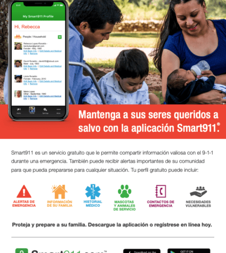 smart911 Spanish flyer