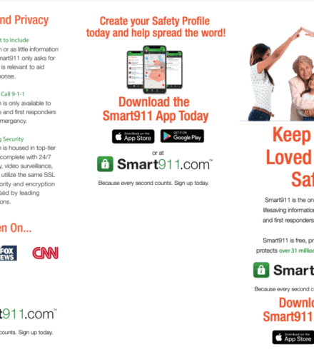 smart911 trifold for families resource preview