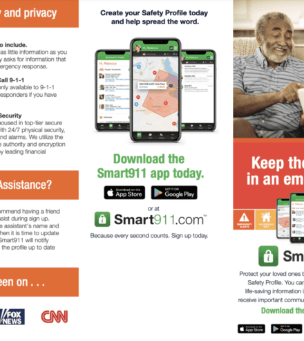 smart911 trifold for seniors resource preview