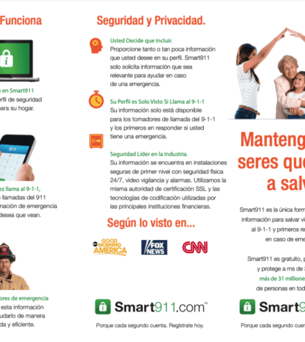 smart911 trifold spanish resource preview