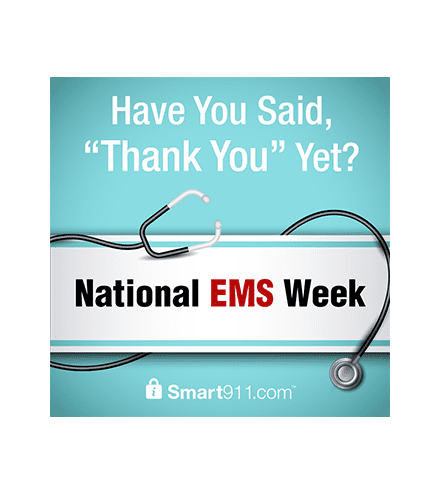 EMS social 2 smart911 national ems week