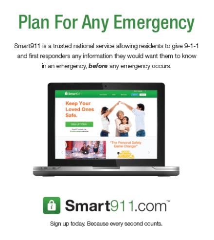 smart911 plan for any emergency