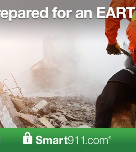 smart911 prepared for an earthquake