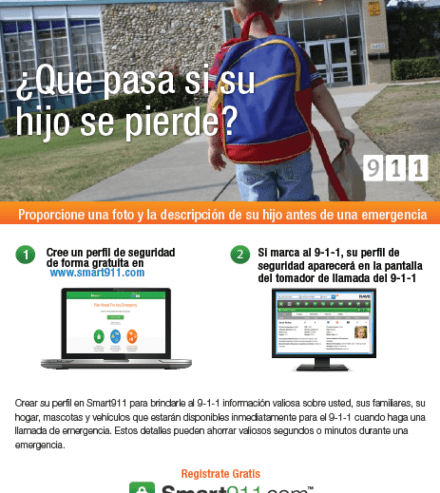 smart911 child safety spanish