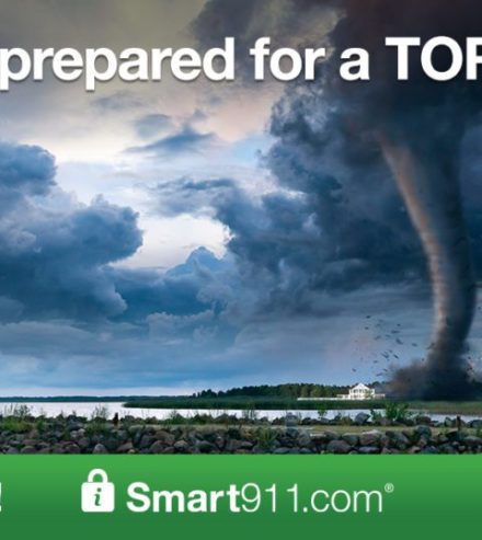 smart911 prepared for a tornado