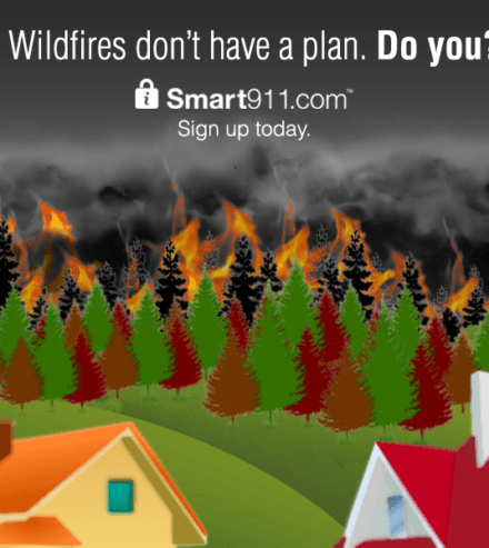 smart911 wildfire safety