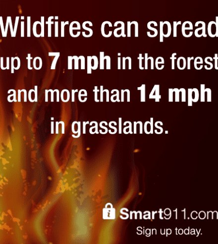 smart911 wildfire safety