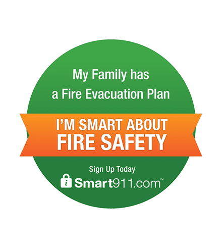 smart911 fire safety badge