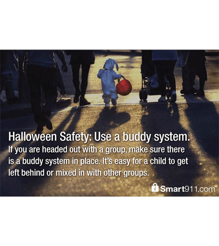 smart911 halloween buddy system safety