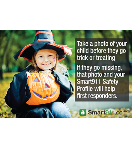 smart911 halloween safety children