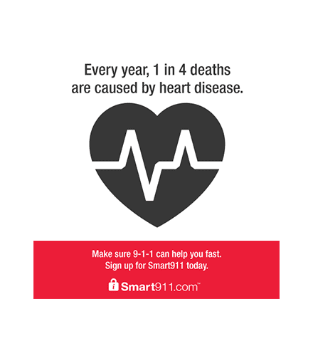 heart social 2 smart911 heart disease flyer