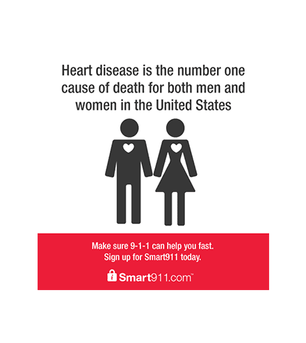 heart social 4 smart911 heart disease flyer