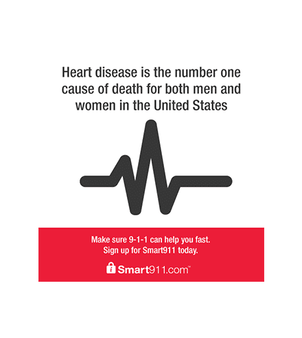 smart911 heart disease flyer