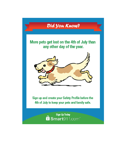 july 4th social 1 smart911 pets get lost on july 4th