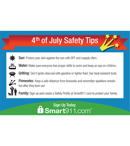july 4th social 2 smart911 4th of july safety tips