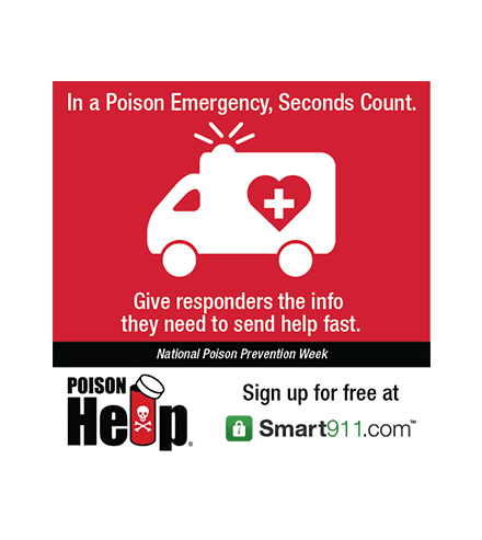 poison social 1 smart911 national poison prevention week