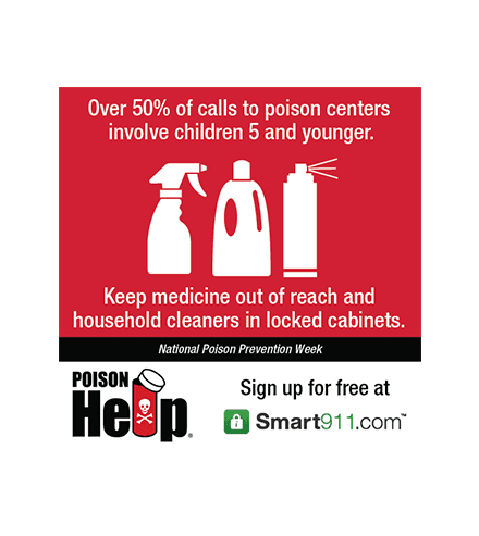 poison social 2 smart911 national poison prevention week