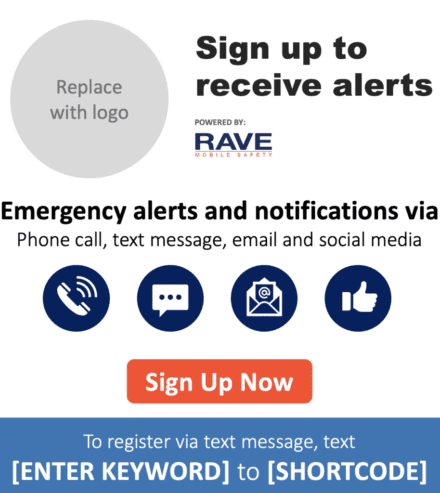 rave alert web button preview