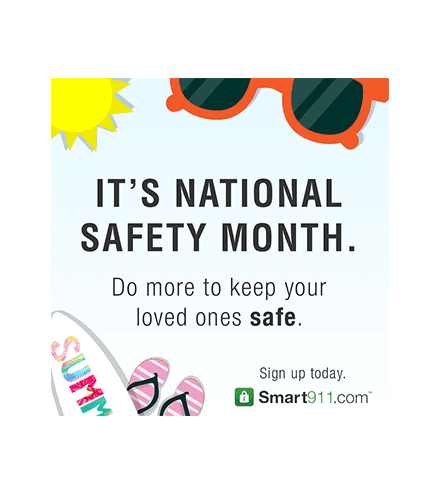 smart911 national safety month