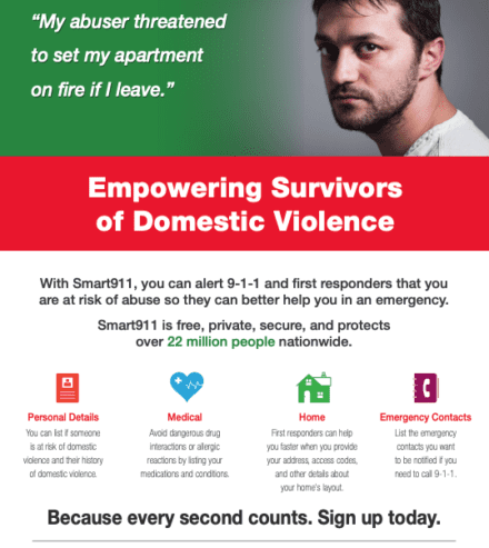 smart911 empowering survivors flyer resource preview