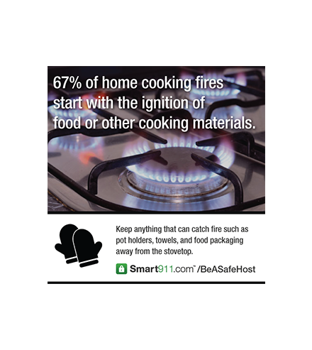 smart911 fire safety cooking